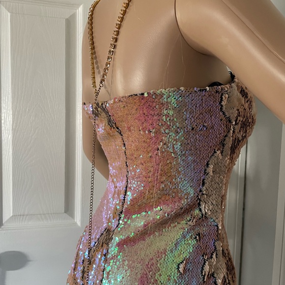 Sexy unique sequence,  holiday, dress for sure to get someone’s attention - Picture 7 of 12